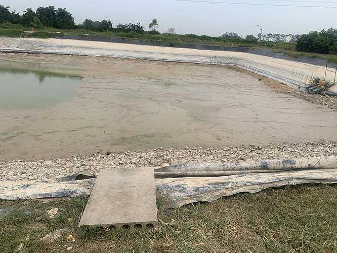 Đáy hồ nạo vét từ 15-8